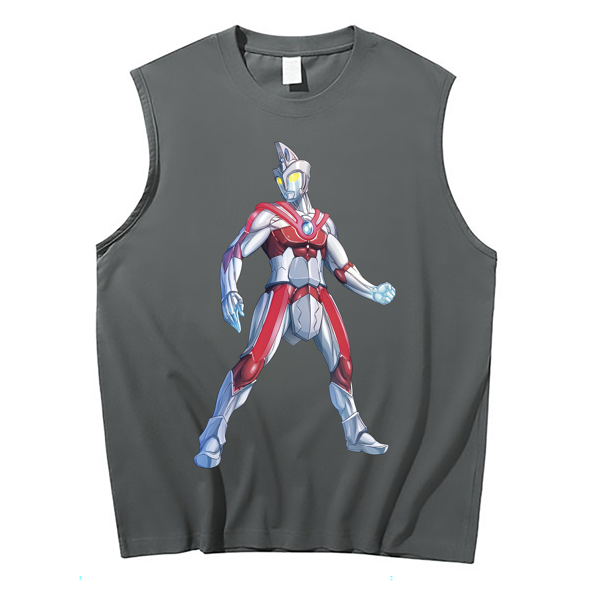 （画像用） ウルトラマン Ultraman コットン100％タンクトップ（フロントプリント）